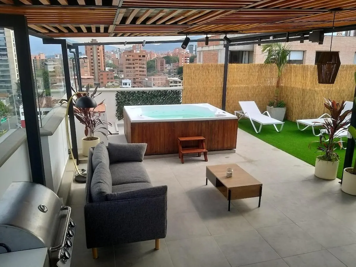 Ph Laureles Private Terrace Jacuzzi Aire Acondic Apartment Medellin